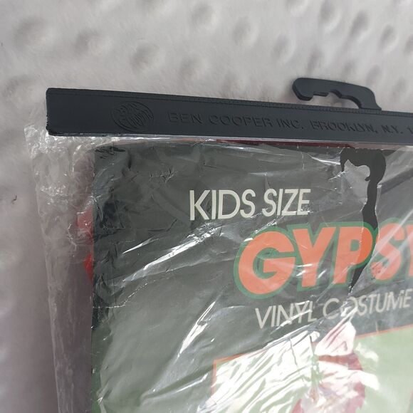 Vintage Ben Cooper Halloween Gypsy Costume Kids Size Tiny Tot (3-5) 1989 Vinyl - Picture 13 of 14
